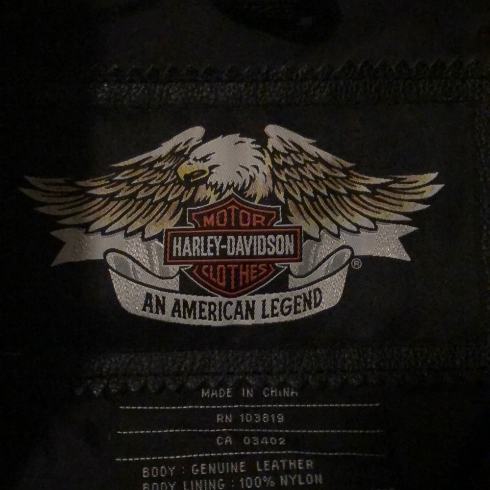 Harley Davidson Riding Leather - Picture 5 of 5